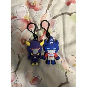3D Foam Figural Key Chain Clip Blind Bag Transformers Optimus Prime And Megatron